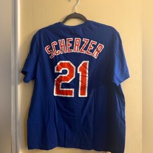 Nike The Nike Tee Mets Blue Scherzer 21 T-Shirt, large